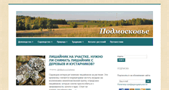 Desktop Screenshot of podmoskovje.com